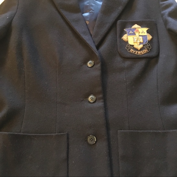 Vintage 50s 60s RYERSON Wool Blazer varsity - Picture 3 of 16